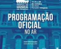 Organização divulga programação oficial do Festival de Música de Penedo