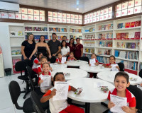 Semed Penedo e Instituto Gestar promovem contação de histórias e uso de computador para crianças no CHP