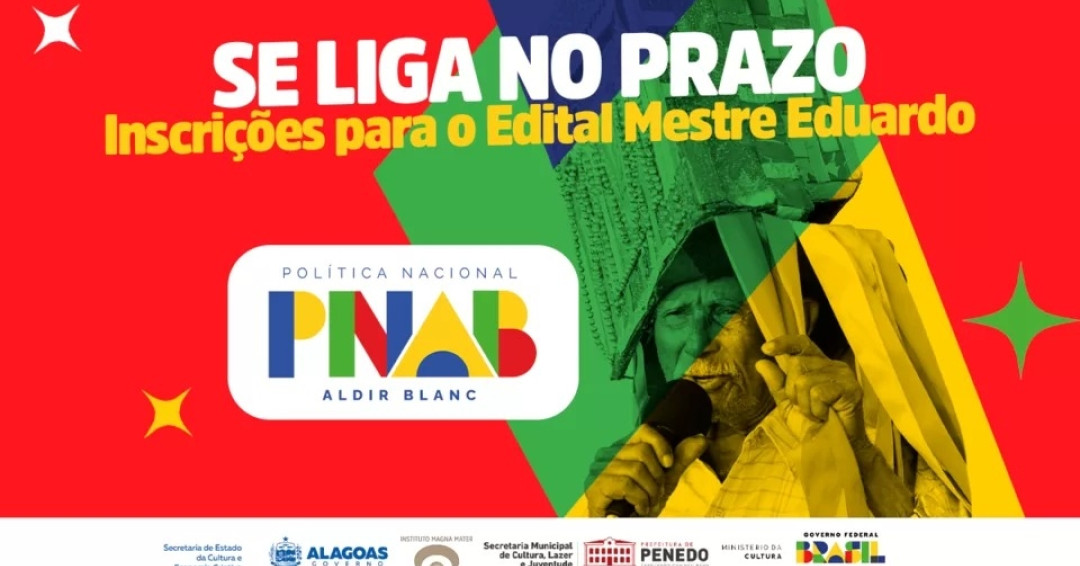 Secretaria de Cultura de Penedo abre inscrição para edital que distribui R$ 235 mil em premiação