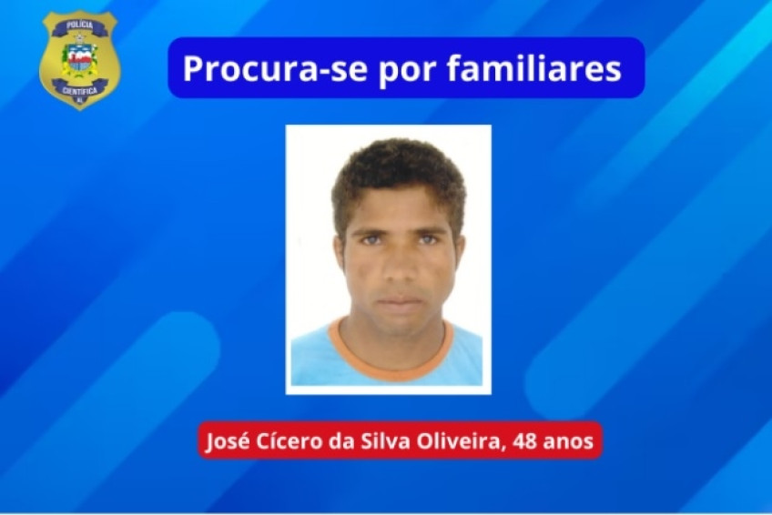 Polícia Científica procura família de andarilho encontrado em São Sebastião