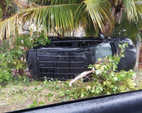 Digital influencer penedense, Isaú Santos, sofre acidente de trânsito na AL 101 Sul