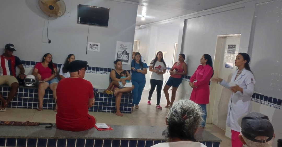 Secretaria de Saúde de Penedo orienta usuários do PSF sobre prevenção à hipertensão