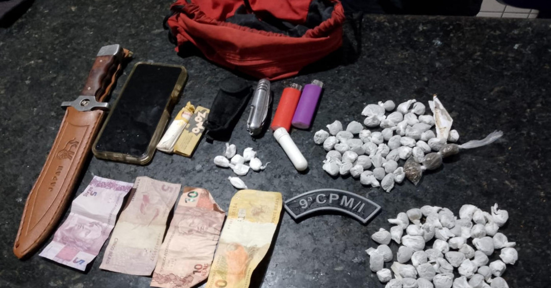 Prisões por homicídio e tráfico de drogas mobilizam Polícia Militar no interior