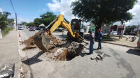 Galeria cede no Largo de Fátima e trânsito é parcialmente interditado