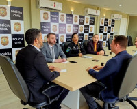 Polícia Civil de Alagoas recebe comitiva da Força Nacional em visita oficial