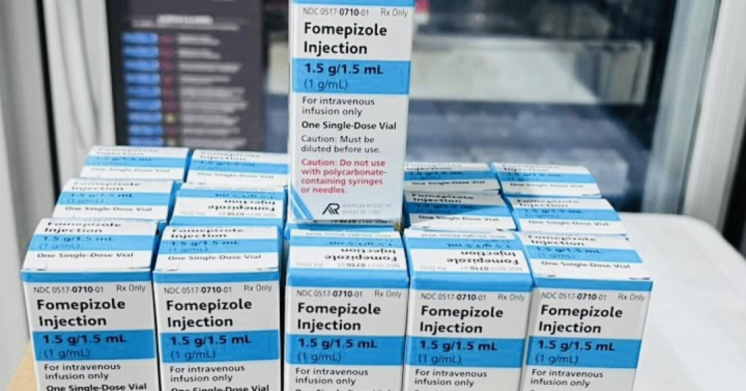 Sesau recebe 1º lote de antídotos para tratamento de intoxicação por metanol em bebidas alcoólicas