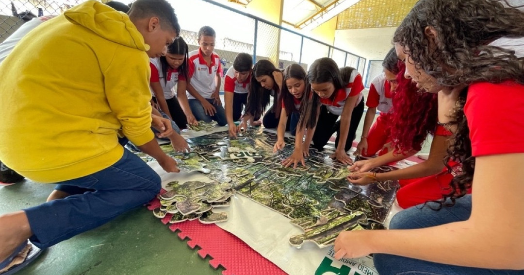 Estudantes da rede pública aprendem com gincana ambiental do IMA e Semarh Penedo