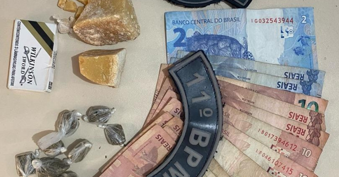 Polícia prende suspeito por tráfico de drogas no Camartelo do Meio, em Penedo