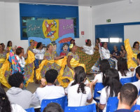 Programa Cultura Presente ensina e estimula interesse de estudantes de Penedo sobre folclore e arte