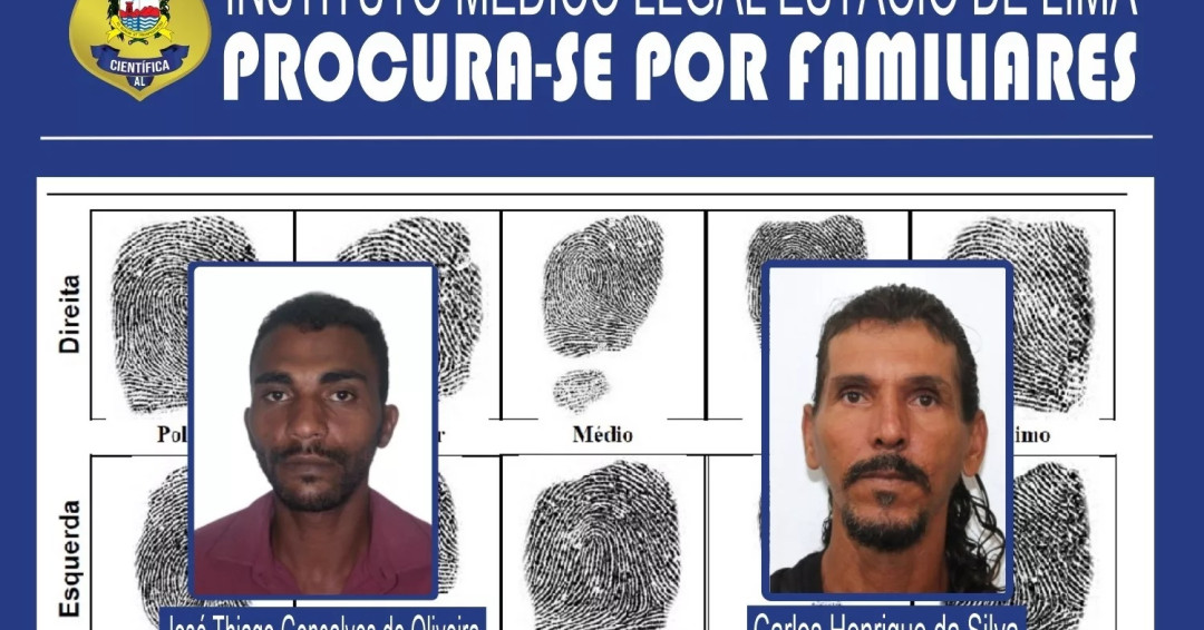IML procura familiares de vítimas que não tiveram corpos reclamados; dois já foram identificados