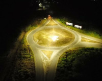 Iluminação da rotatória do Trevo da PAISA se torna realidade em Penedo