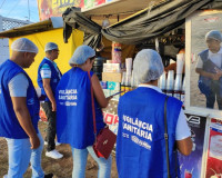 Festa de Bom Jesus em Penedo: Vigilância Sanitária fiscaliza barracas de comida e bebidas