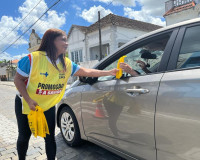 Bom Jesus dos Navegantes: Secretaria de Saúde e SMTT realizam blitz educativa em Penedo